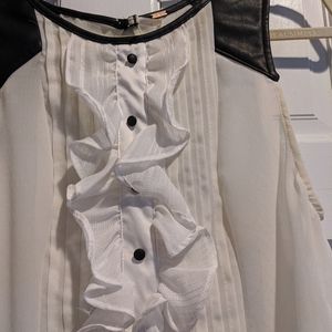 Free People Ivory sleeveless top